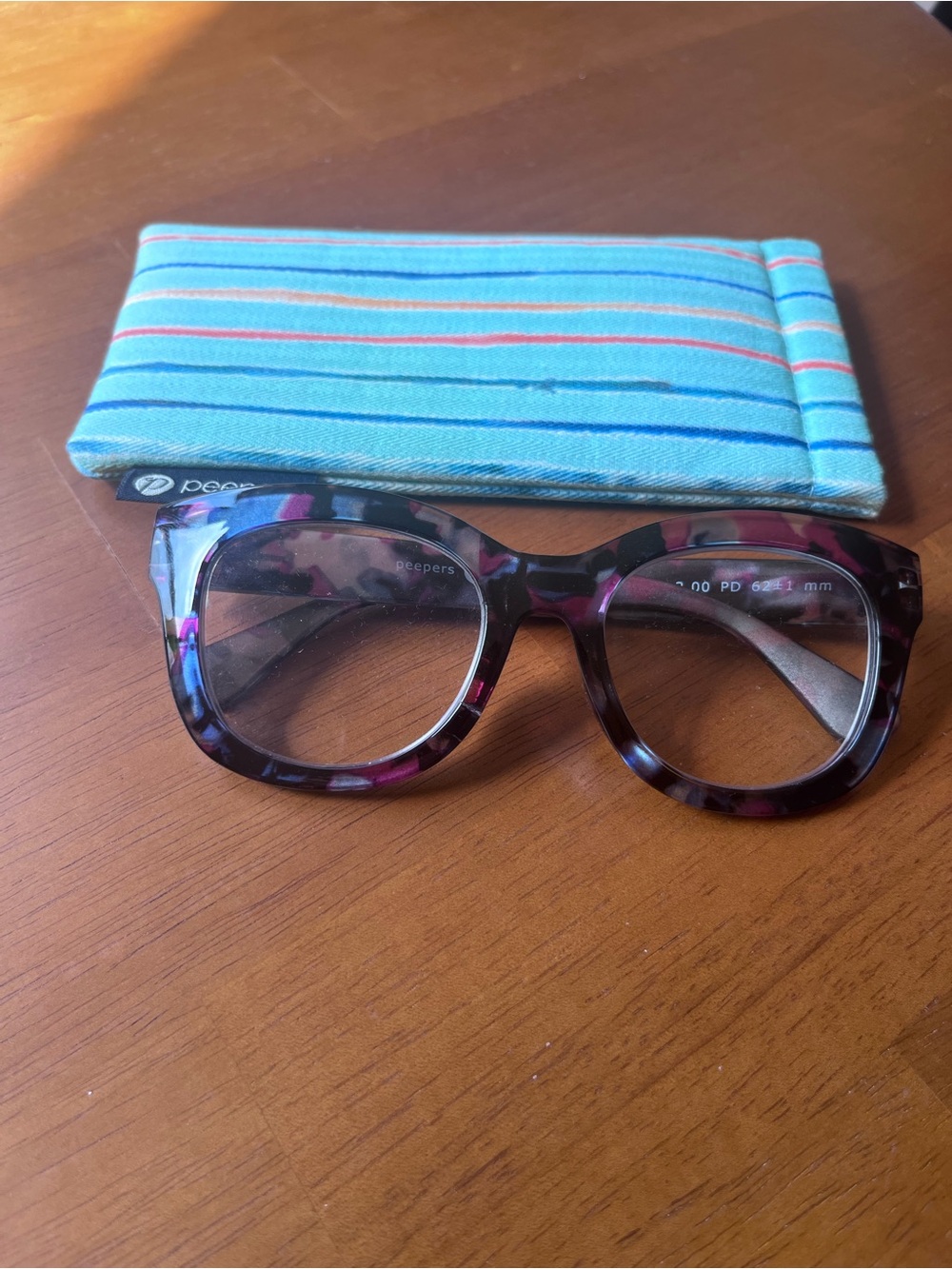 Peepers Tortoise & Pink Reading Glasses - Pink Tortoise